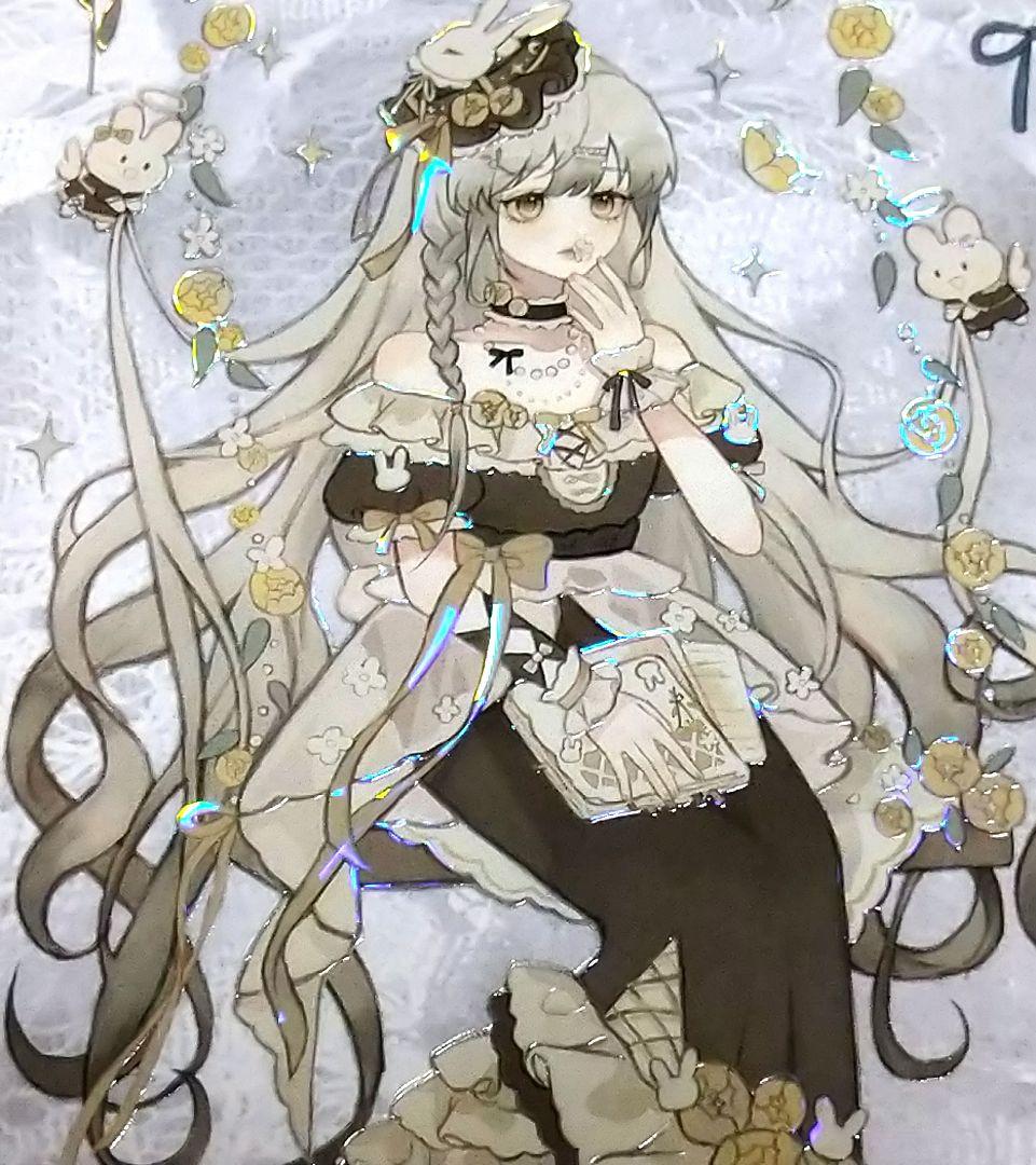 J670＃兔耳梦黛(贝壳光)一万小时＆一木一横切り売り海外人物マステ女の子