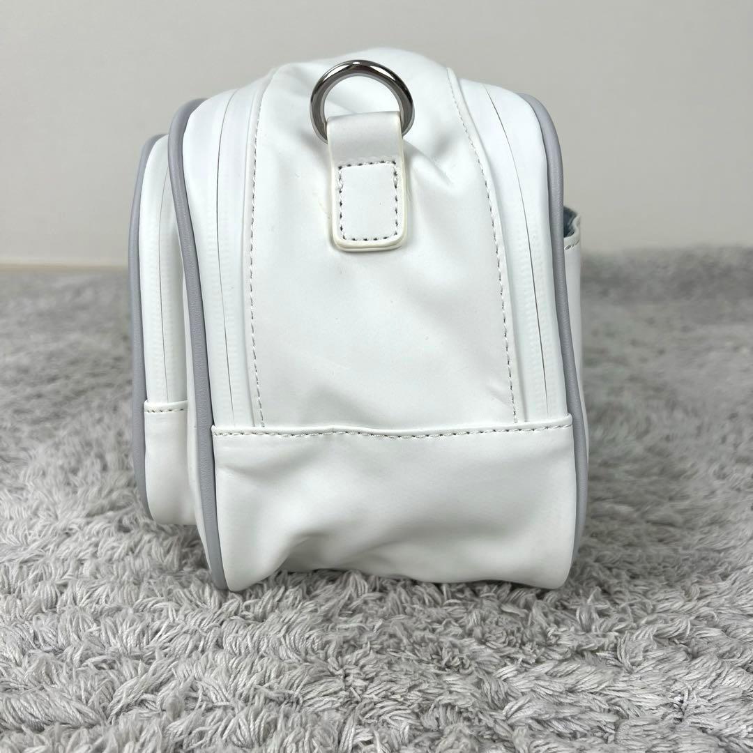 MARK&LONA マーク&ロナ ターポリン ポーチ バック　アイボリー