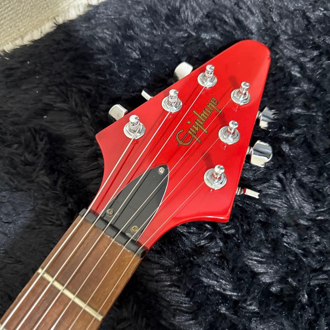 Epiphone フライングV FV エレキギター レッド 赤 弦楽器