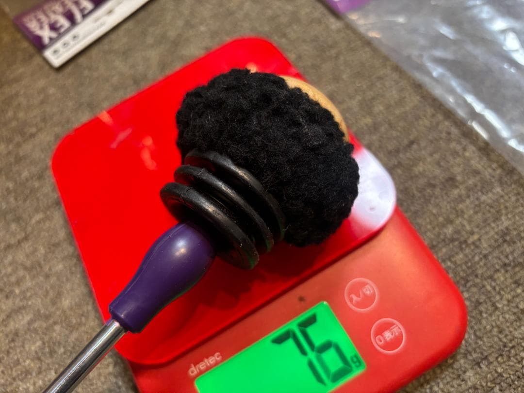 Fluffy Burger しなるビーター [ウッドもふ黒] 直輸入1本