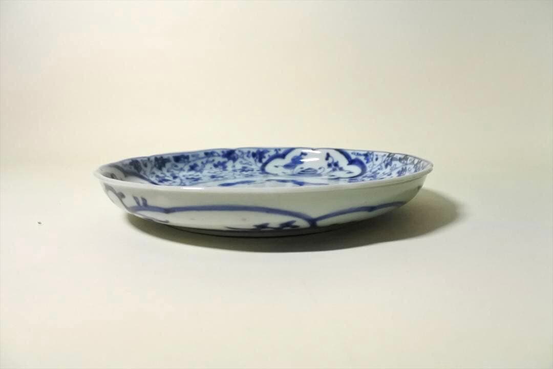 江戸中期～後期　伊万里　染付　皿　骨董品　アンティーク a i