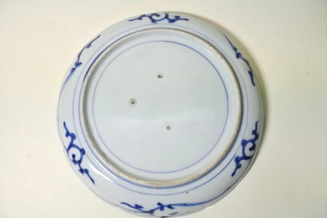 江戸中期～後期　伊万里　染付　皿　骨董品　アンティーク a i