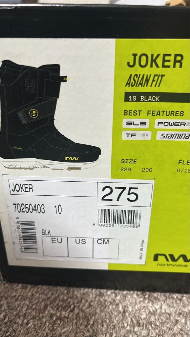 JOKER スノーボードブーツ 10 ブラック