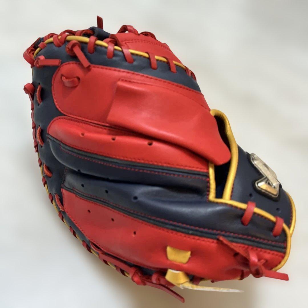 ハタケヤマ 軟式用 キャッチャーミット PRO-288 グローブ レッド