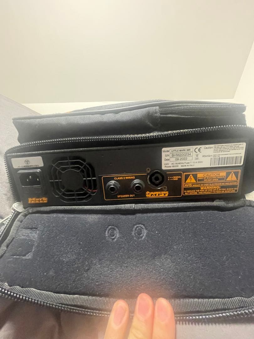 ベース用ヘッドアンプ　Markbass little mark 58r