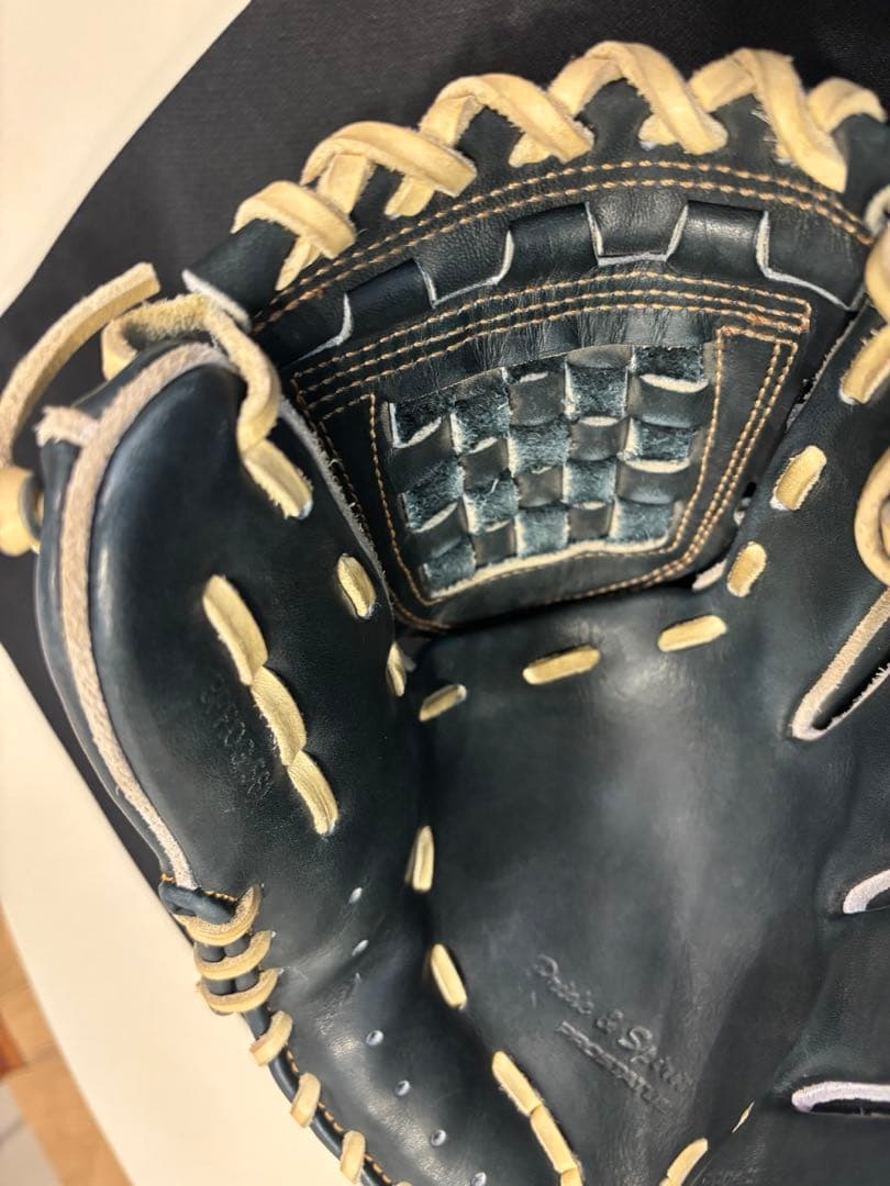 ZETT PROSTATUS 硬式野球グローブ ネイビー源田モデル