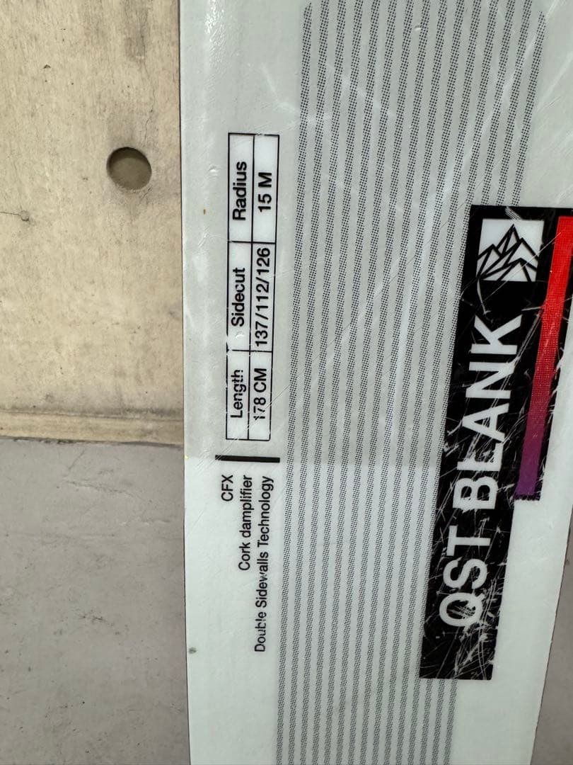 Salomon サロモン QST BLANK ブランク ファットスキー