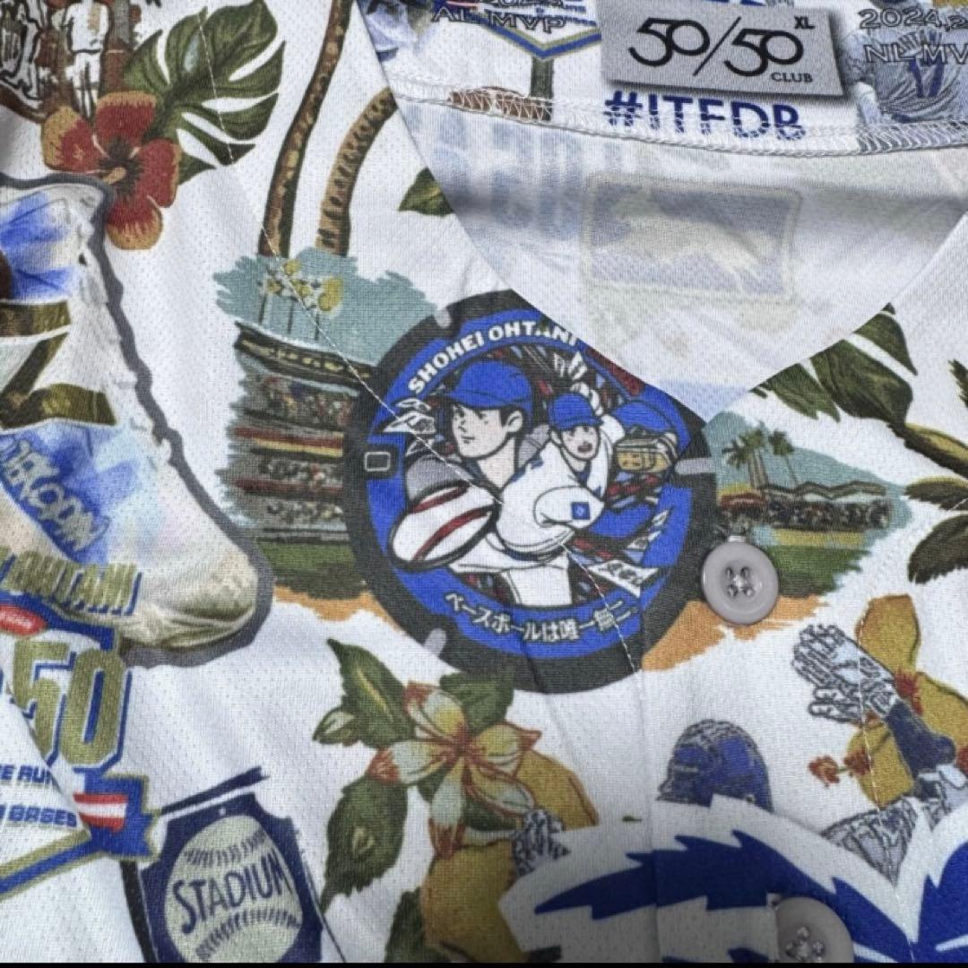 大谷 翔平 ドジャース アロハ ユニフォーム　2025ver デコピン MVP