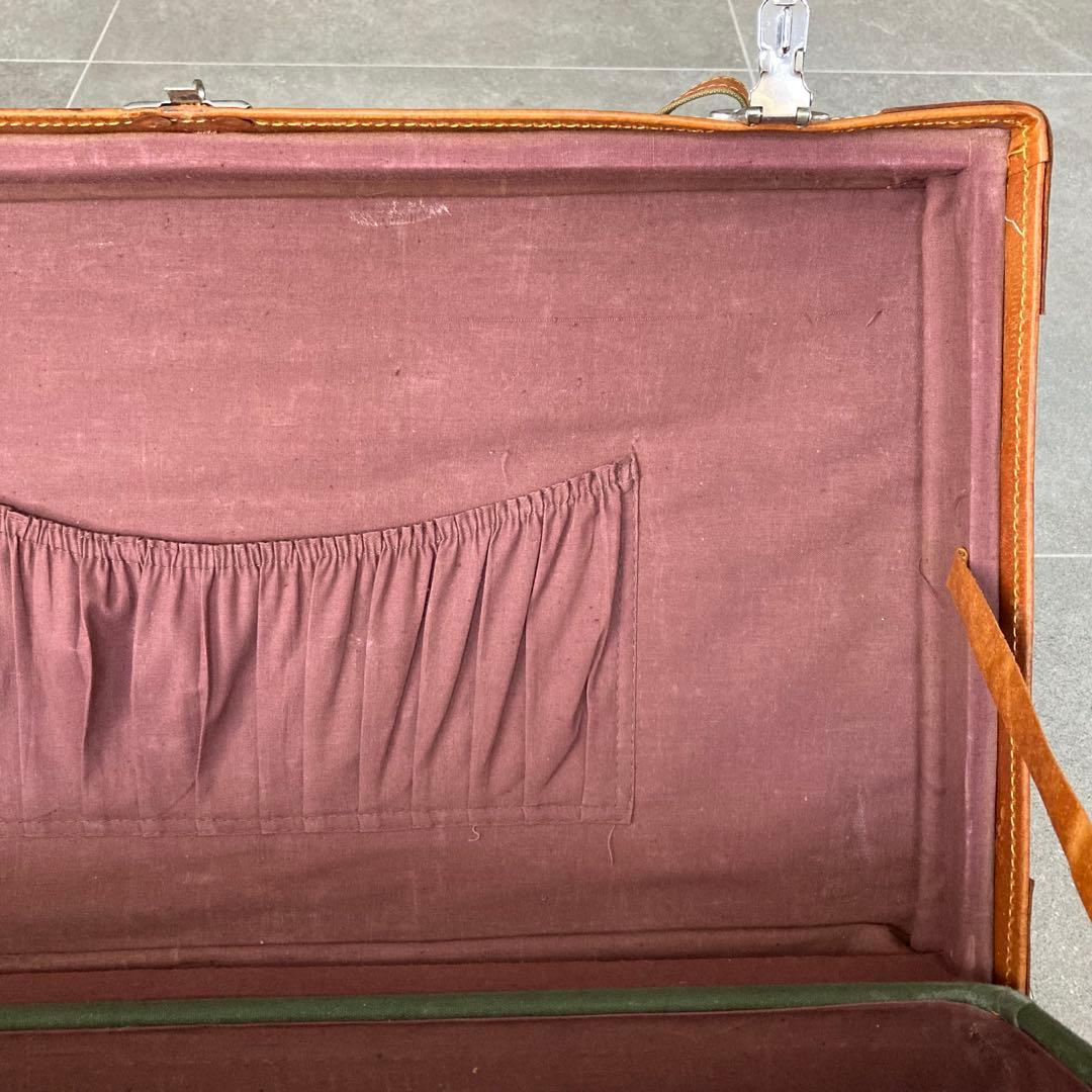 ヴィンテージ トランクケース トランクバッグ レトロ雑貨 古道具 グリーン