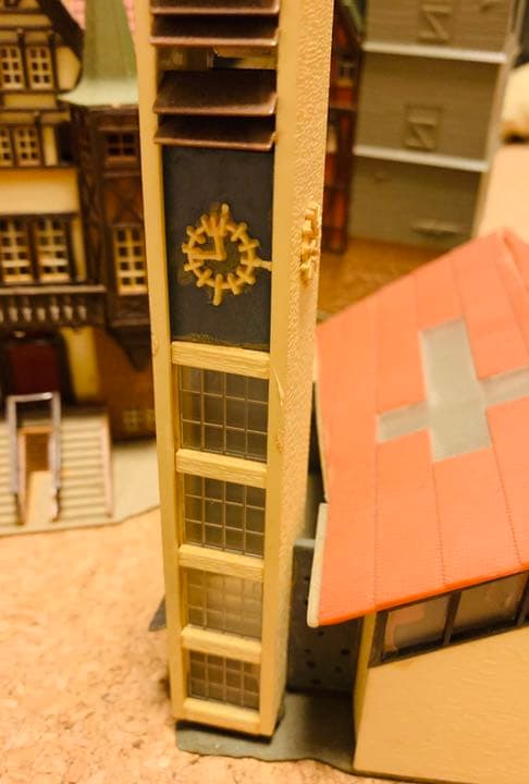 メルクリンHOゲージ用 街並模型5点(完成品)