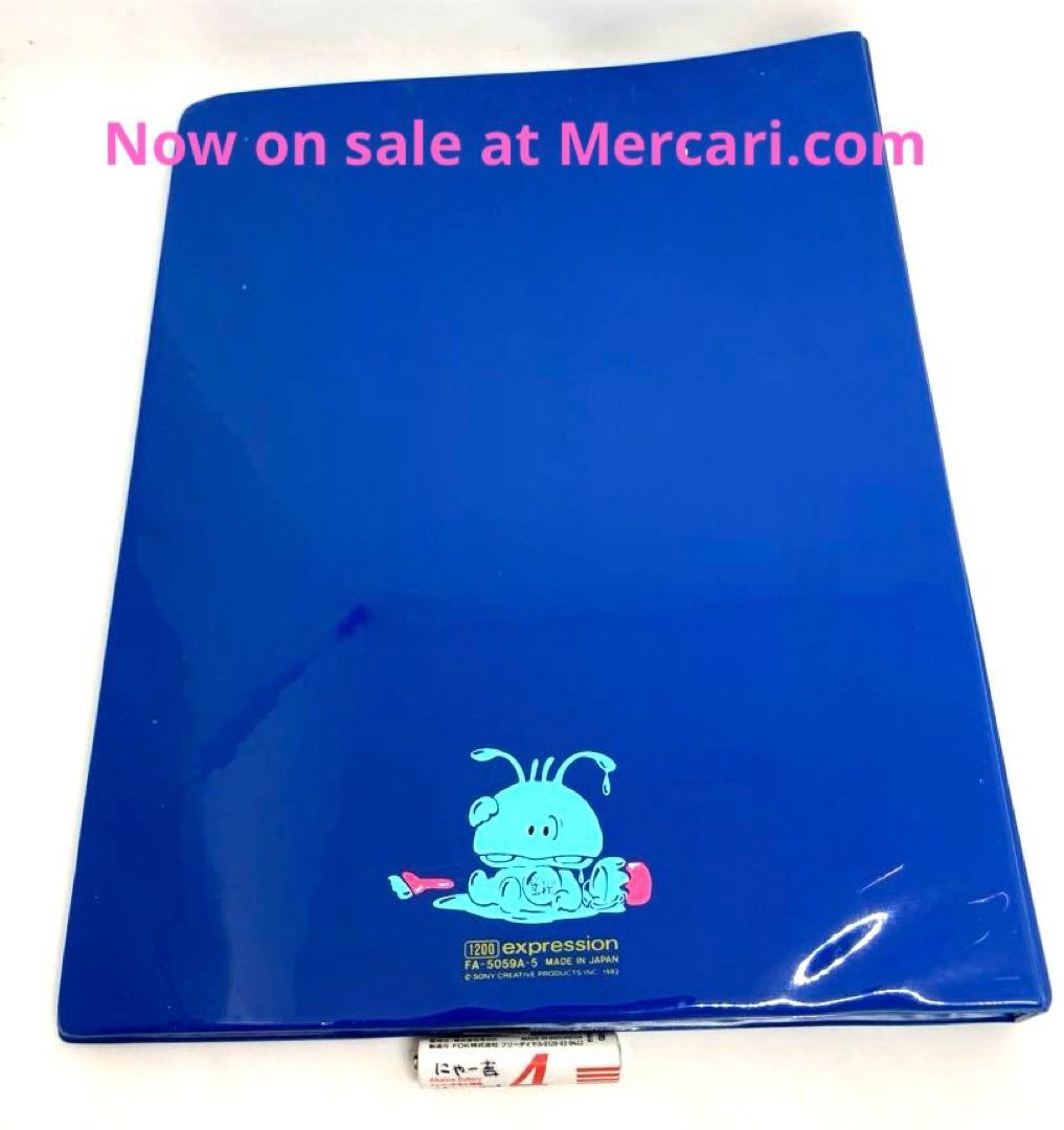 【昭和レトロ】当時物 未使用 BAIKIN-KUN バインダー バイキンくん