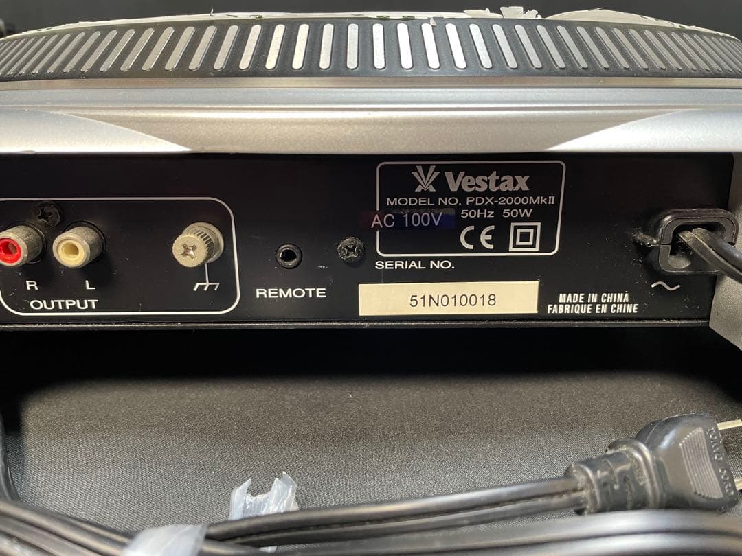 Vestax PDX2000 MKII ターンテーブル 1184161115