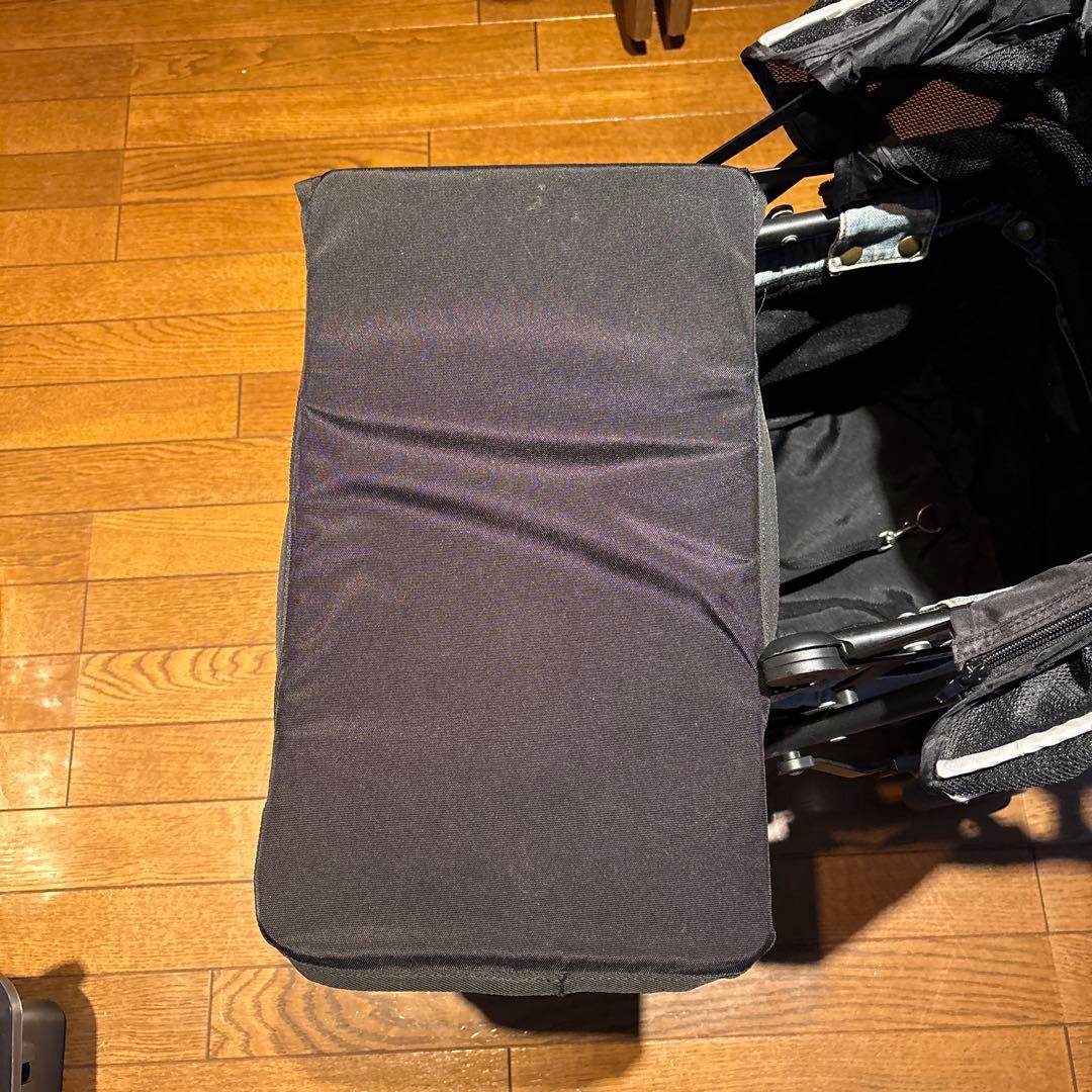 アジリティ　犬用ペットカート 黒 デニム風