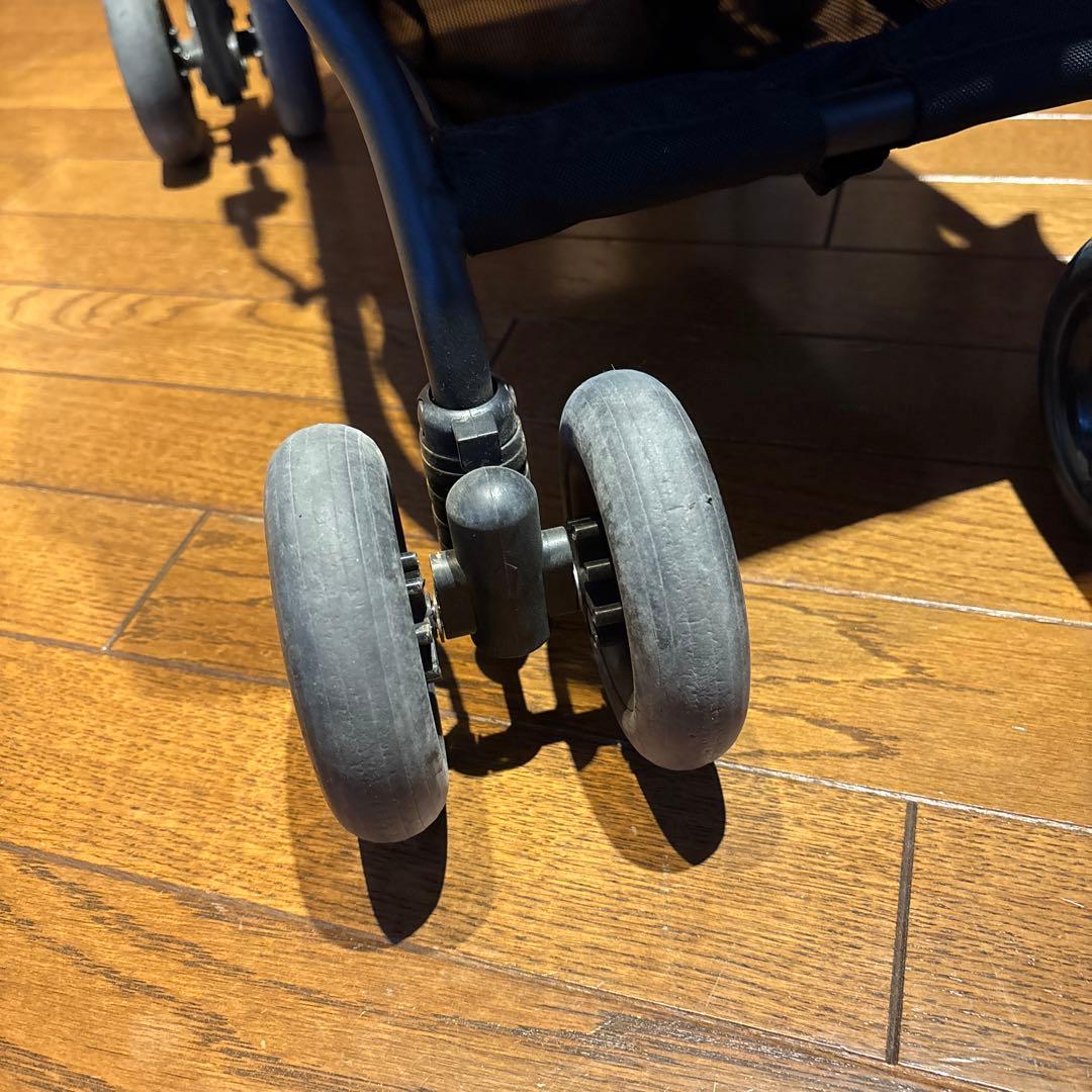 アジリティ　犬用ペットカート 黒 デニム風