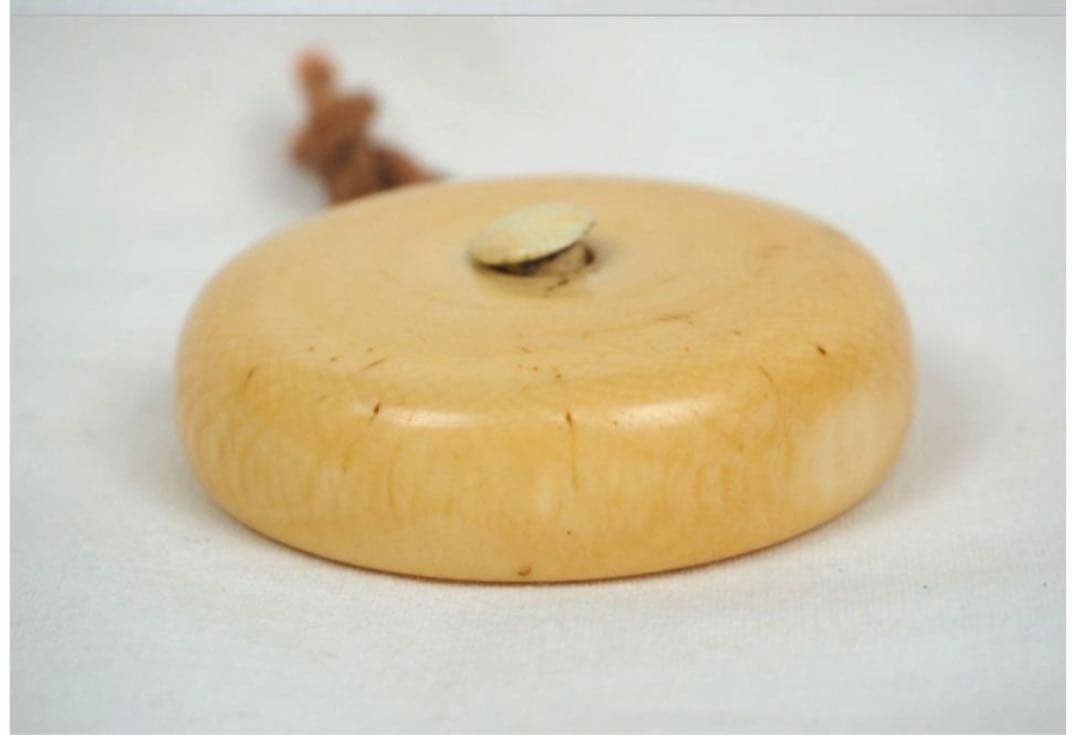 送料無料　江戸時代　饅頭　根付　提げ物　38ｇ