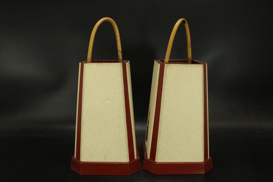 茶道具 路地行燈 一対(LC916)