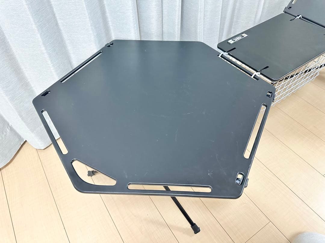 フィールドサハラ 折りたたみ ヘキサテーブル キャンプ アウトドア