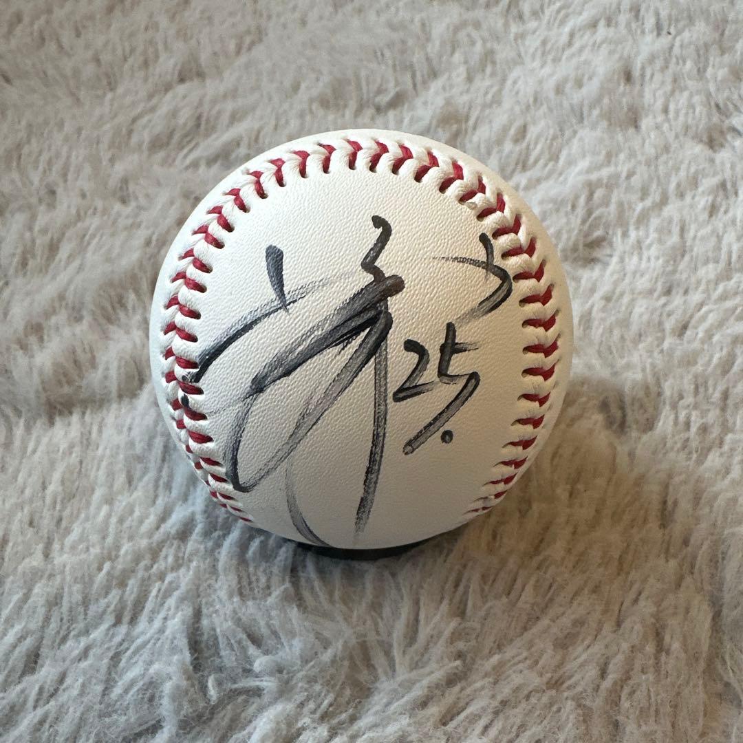 GIANTS 岡本和真選手投げ込み直筆サインボール