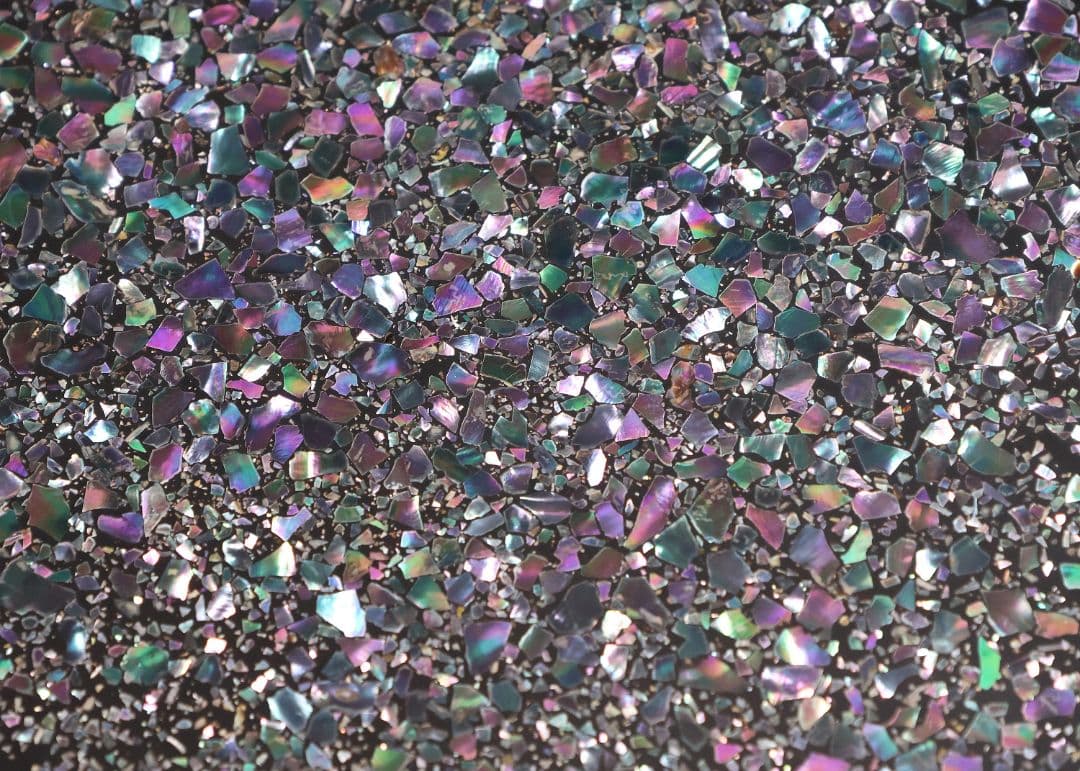 漆芸 螺鈿細工 二段 高卓 47.5cm 花台 香炉台 黒塗 木製【MA822】