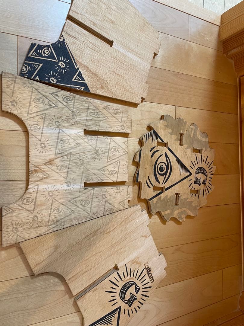 GRIND LODGE 木製テーブル 組み立て式