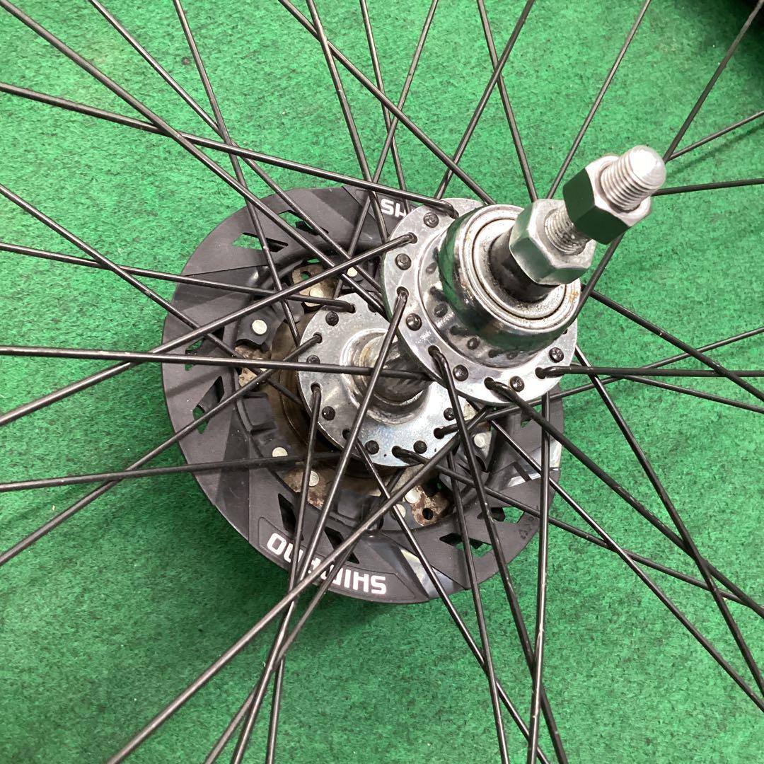後輪 700x25C タイヤ付 後ホイール 自転車　クイックリリース　外装7段