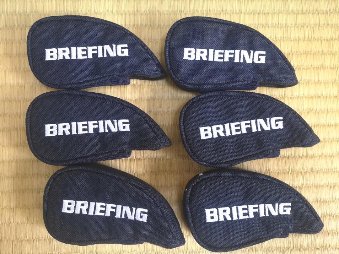 美品 BRIEFINGのCR6-#02キャディバッグ・カバーネイビー(おまけ付)