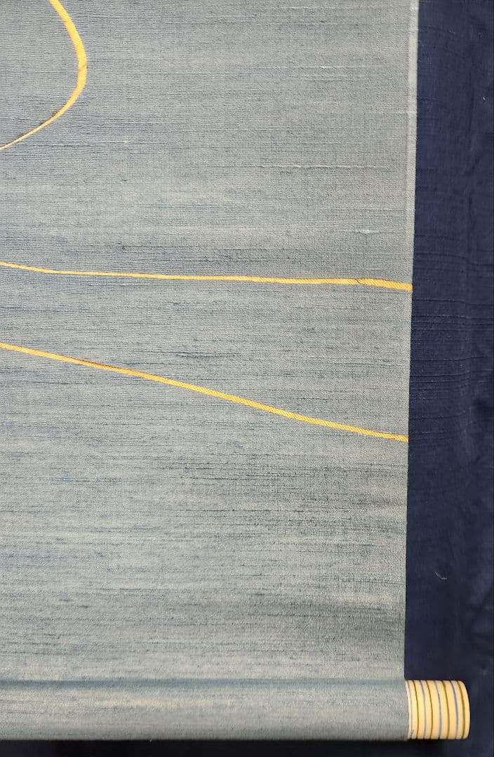 【河童の河太郎図】衣川雅善 724 共箱 カッパ 美術院々友 掛け軸　肉筆