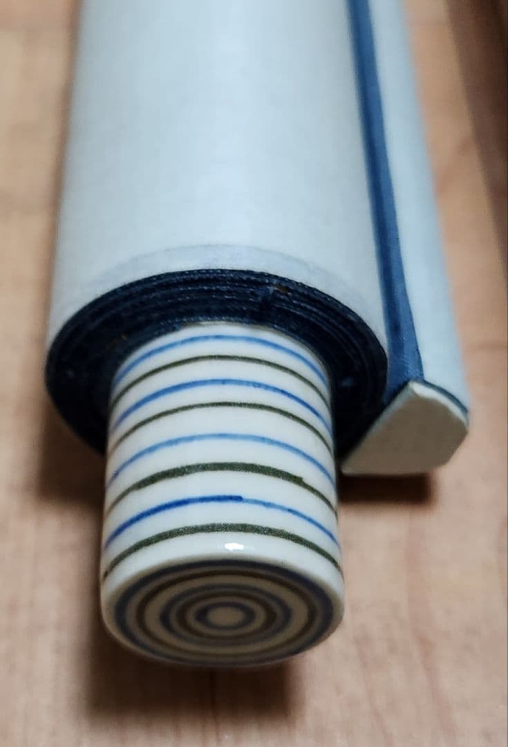 【河童の河太郎図】衣川雅善 724 共箱 カッパ 美術院々友 掛け軸　肉筆