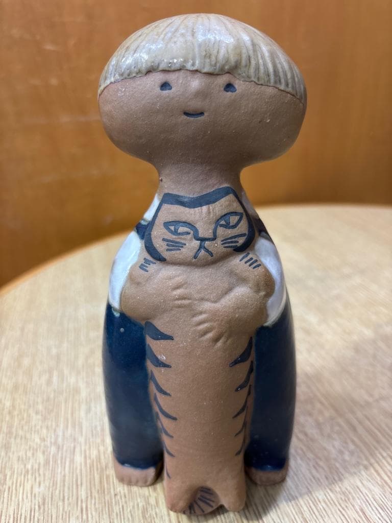 Lisa Larson リサラーソン UNGAR Pelle ペレ 少年と猫