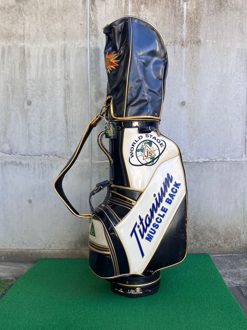 ヨ*ー様 ジャンボ尾崎 追悼◆ J's ジャンボ限定モデル キャディーバッグ 未