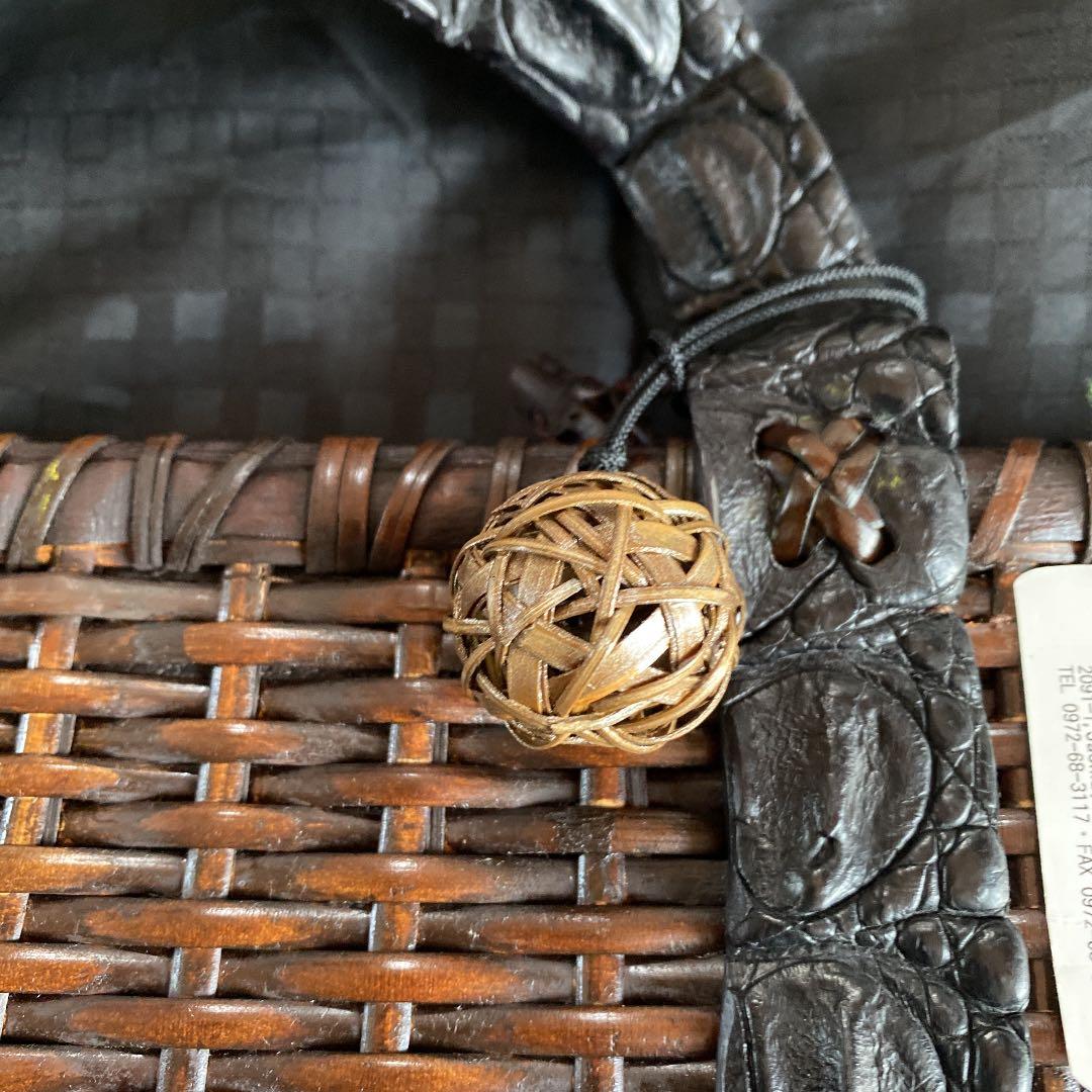 一点もの　手作り竹籠バッグ