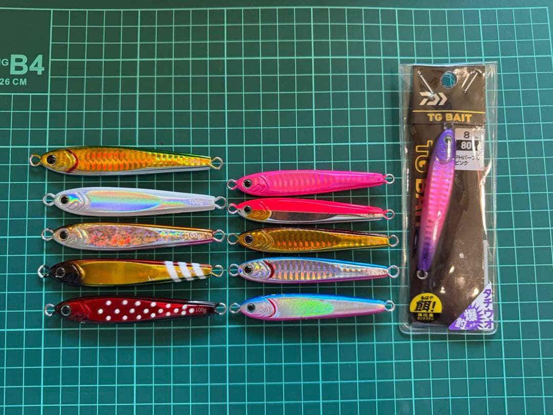 TGベイト 80g～120g 11本セット