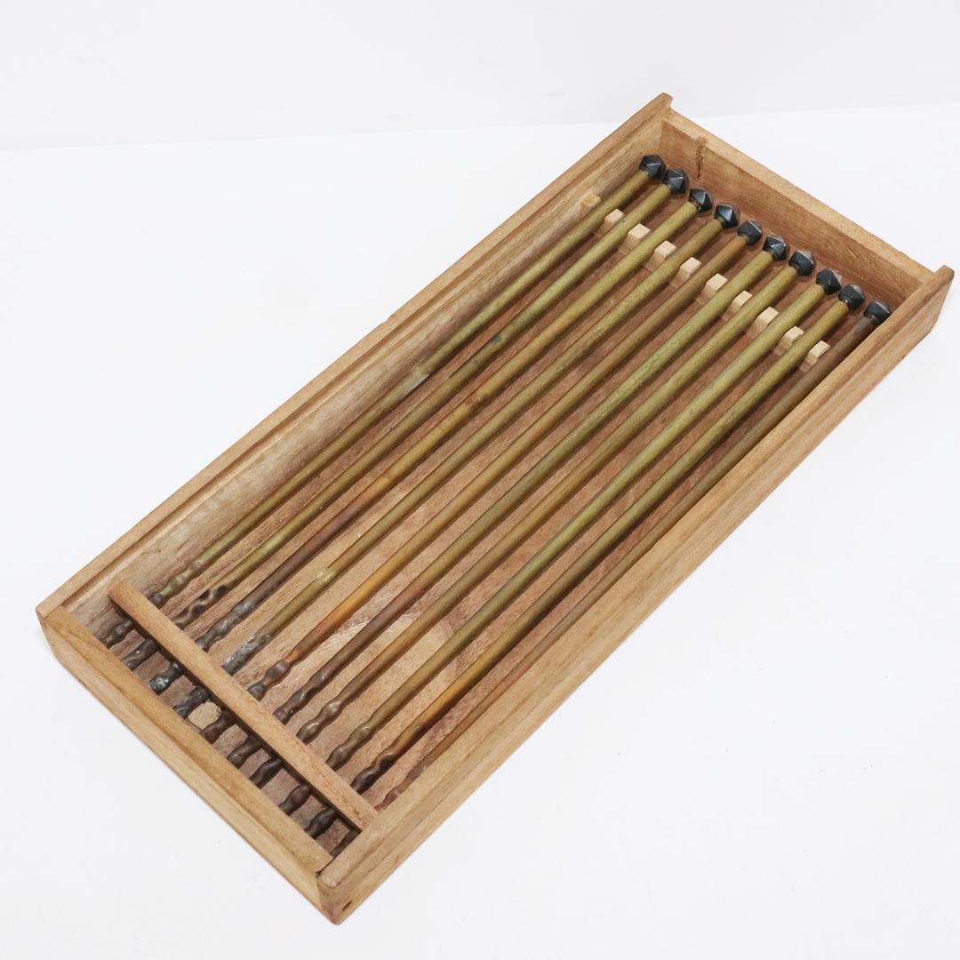 火箸　茶道具　10本5組　磁気反応無し　箱付