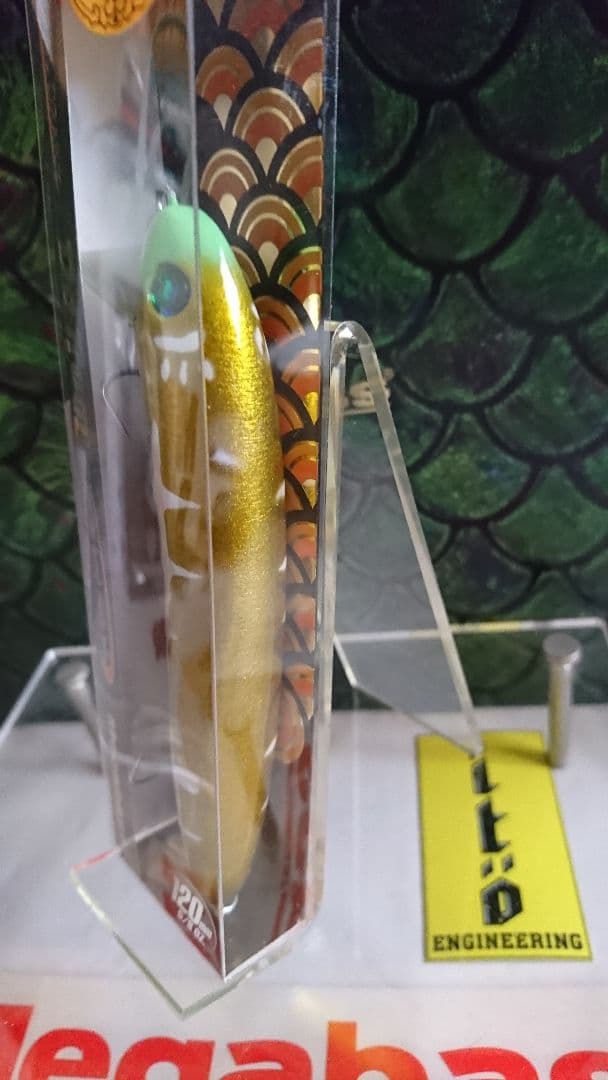 メガバス new ドラム120クラシック イエローアートボーン 新品未開封