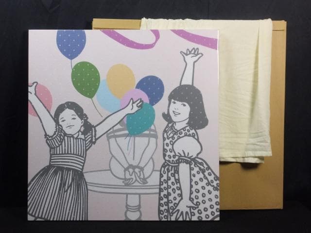 ヤン・ヒ　直筆サイン『Private Party』アクリル絵具　0718I