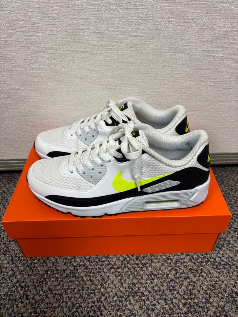ナイキ エア マックス 90 G ホワイト/ブラック/イエロー