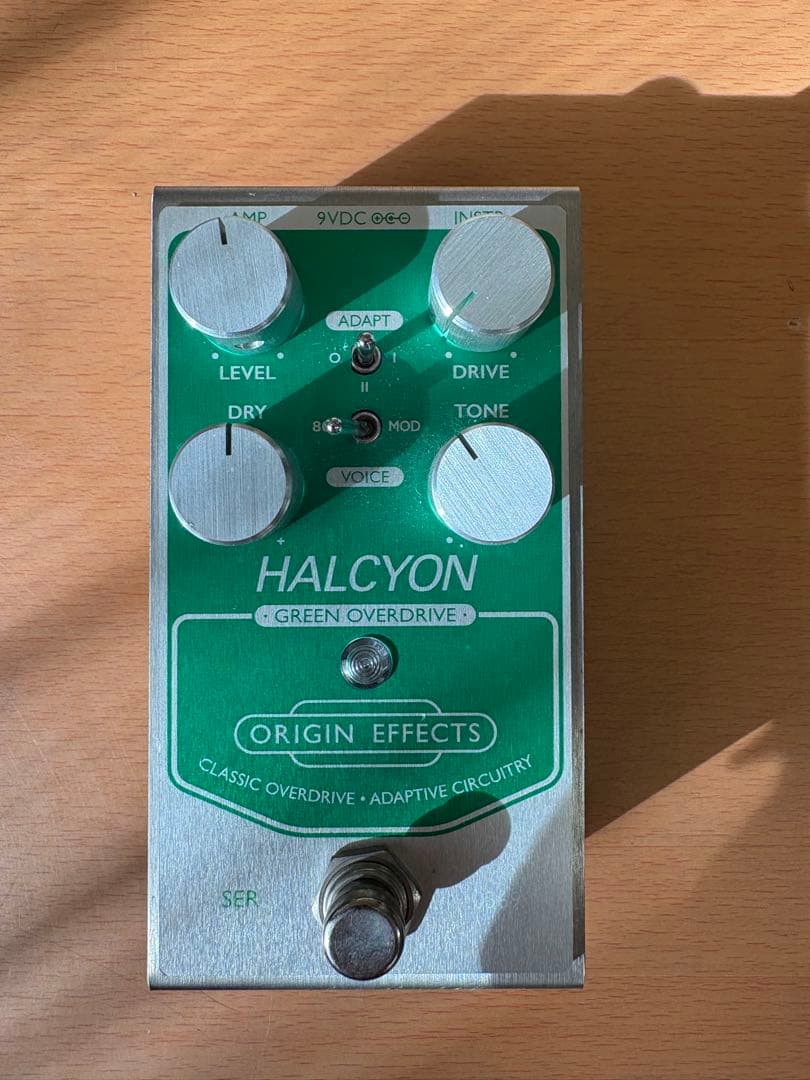 ギター Origin effects halcyon green overdrive