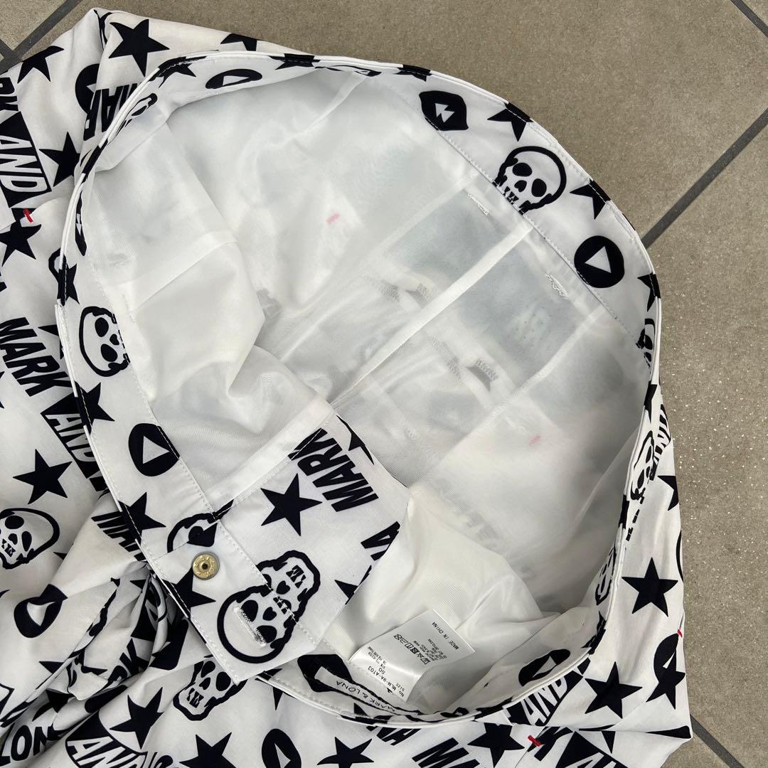 MARK&LONA マークアンドロナ　ショートパンツ　ズボン　メンズ　総柄　ロゴ