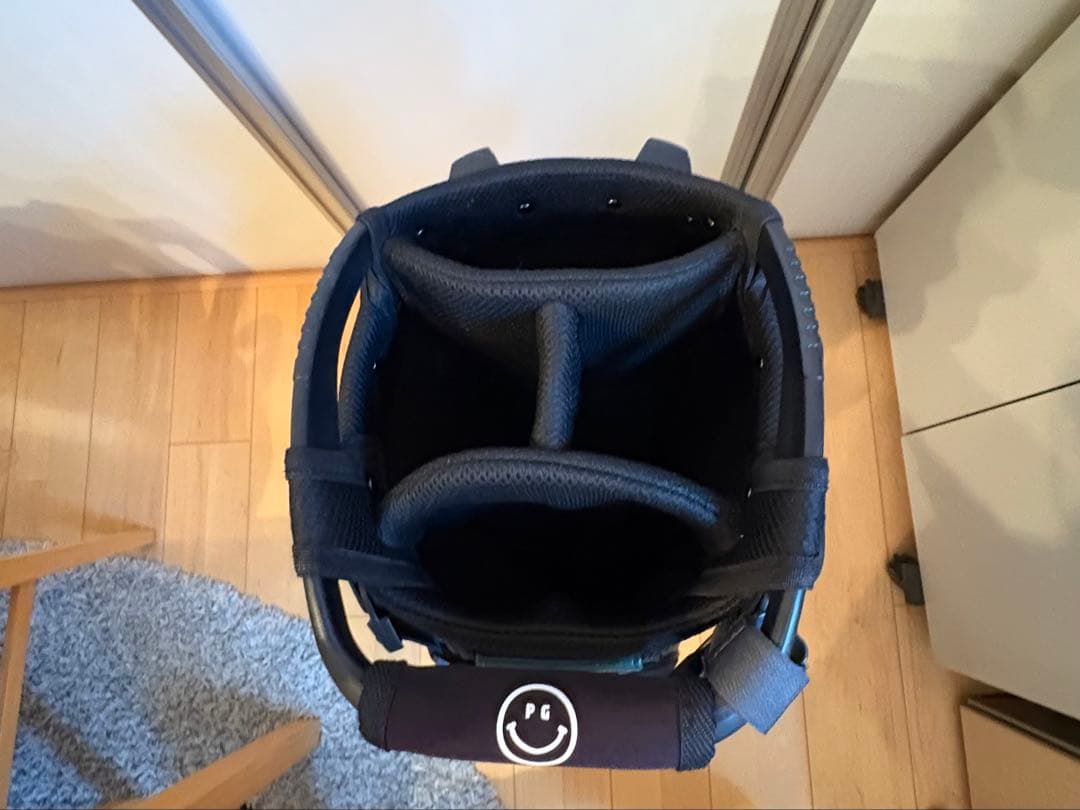 PEARLY GATES キャディバッグ グリーン/ブラック　男女兼用