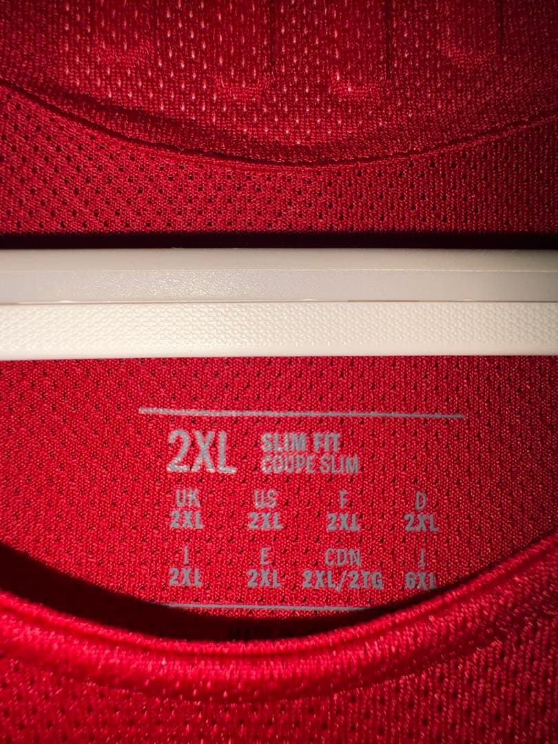 リヴァプール 25-26 オーセンティック長袖ユニ2XL No Name