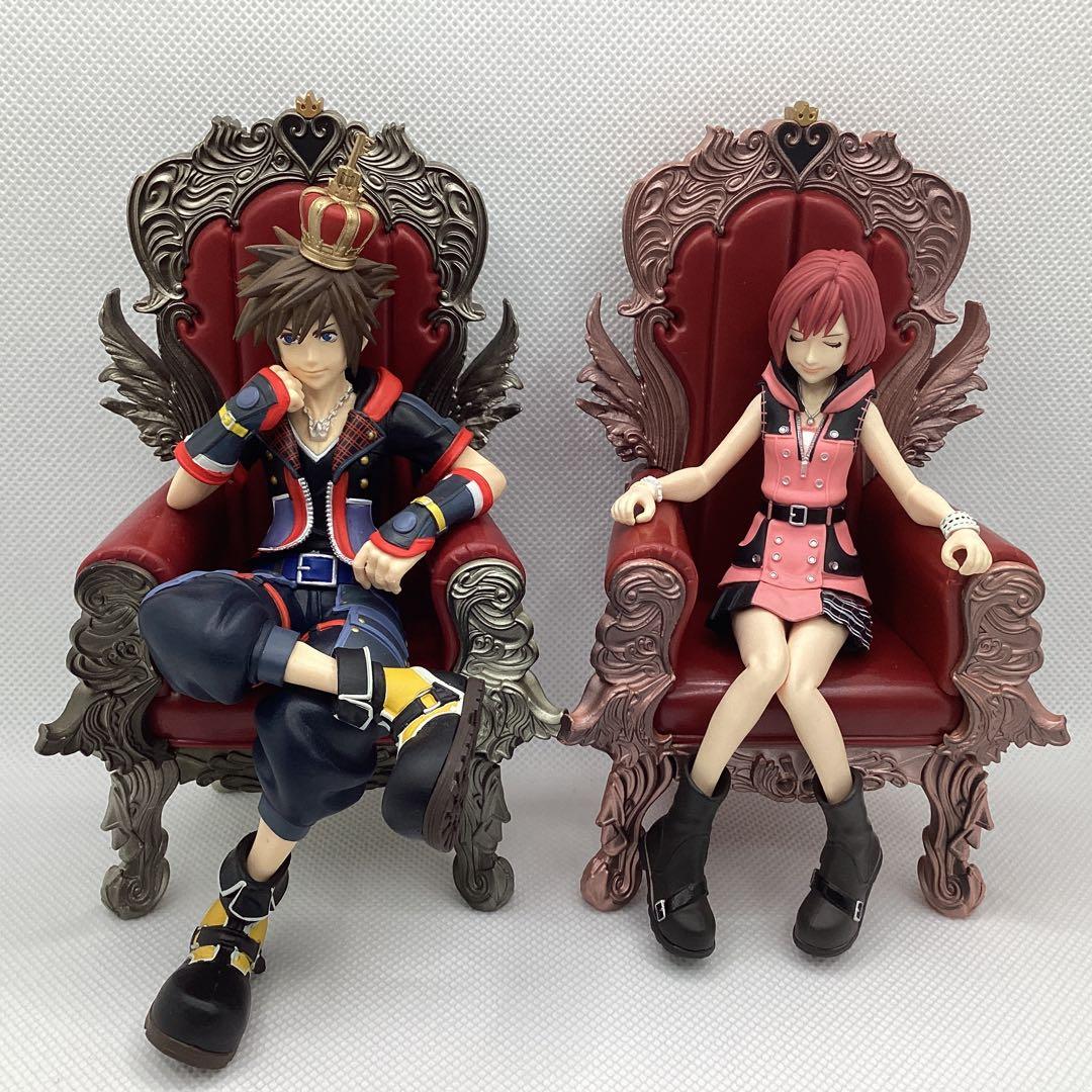 キングダムハーツ　一番くじ　A賞ソラ　B賞カイリ　スタチュー　フィギュア