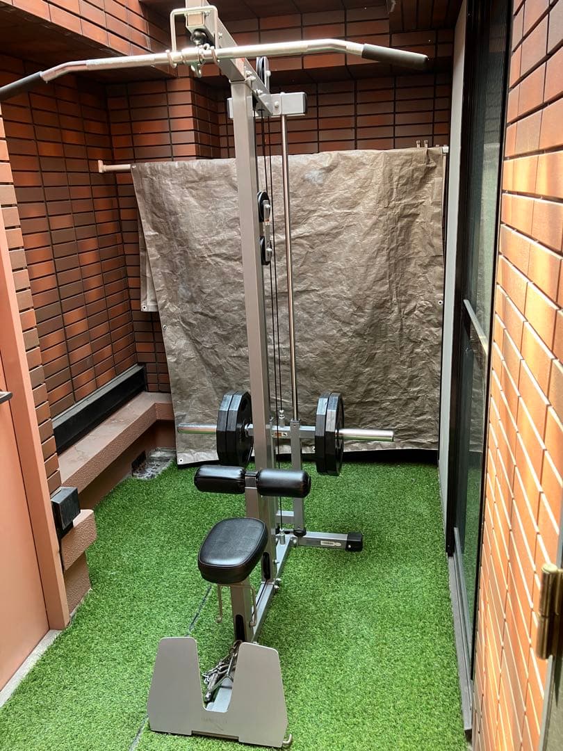 ラットプルマシン 15kgプレート&アタッチメント付き