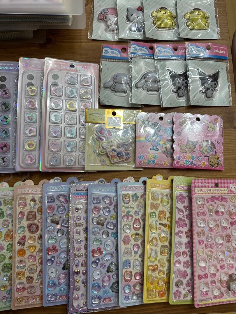 最終お値下げ！早い者勝ち！ボンボンドロップシール　シールまとめ売り！126点！