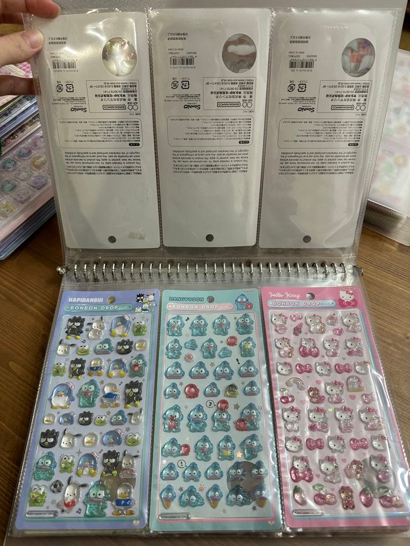 最終お値下げ！早い者勝ち！ボンボンドロップシール　シールまとめ売り！126点！