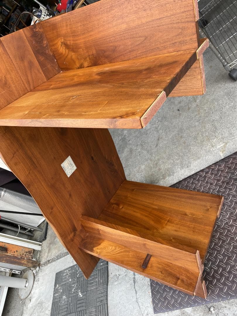 ★状態〇★ 高級 家具 丸庄 テスタ リビングテーブル ウォールナット 天然木