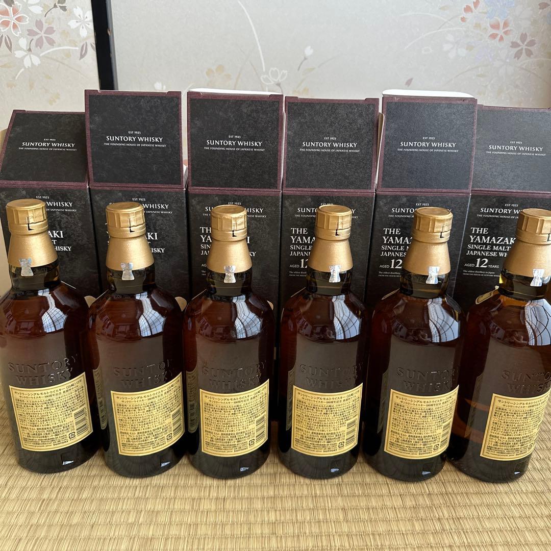 サントリー　ウイスキー　山崎　12年　100周年記念ボトル　化粧箱付き