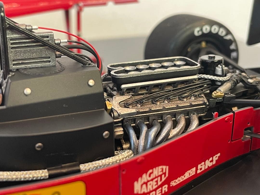 TAMIYA製　Ferrari F189 モデル 完成品フィギュア付