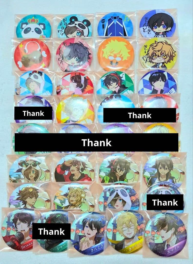 White Tails ワイテルズ ポップアップ 缶バッジ　タワーばらばら