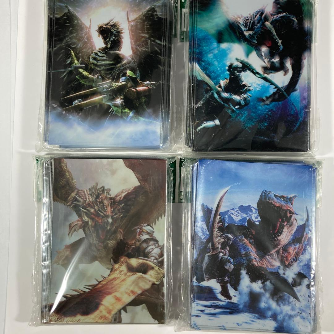 モンスターハンターTCG 公式スリーブ 4種セット 未開封