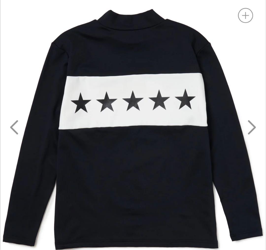 期間限定新品未使用V12 Vtwelve 長袖モックネック　 ブラック/ホワイト